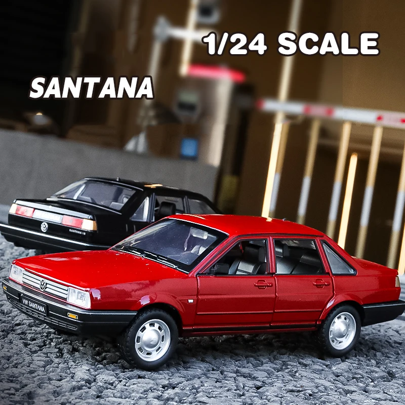 Volkswagen Santana 1:24 Diecast Model Car with Sound and Light 3 Volkswagen Santana 1:24 Diecast Model Car with Sound and Light - Image 3