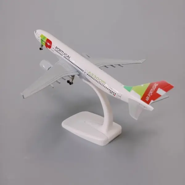 Portuguese Airlines Airbus 330 Model with Stand - Image 4