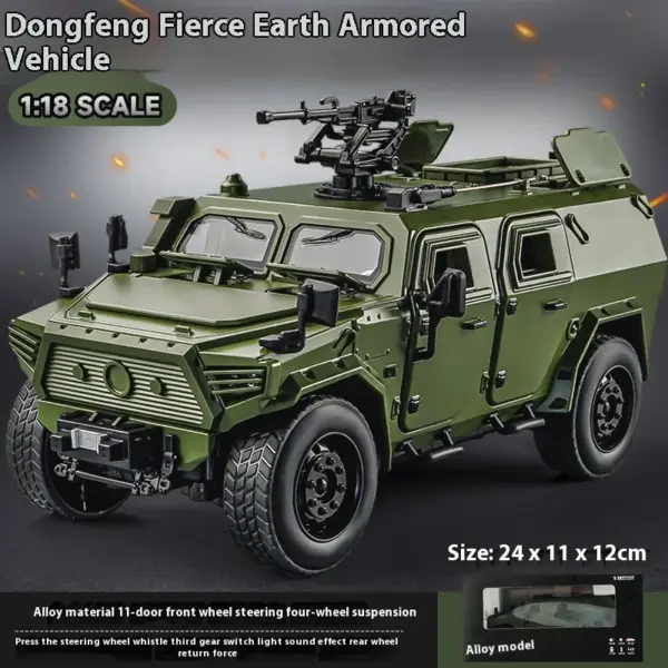 1/18 Maisto Dongfeng M-Terra Armored SUV Model - Image 10