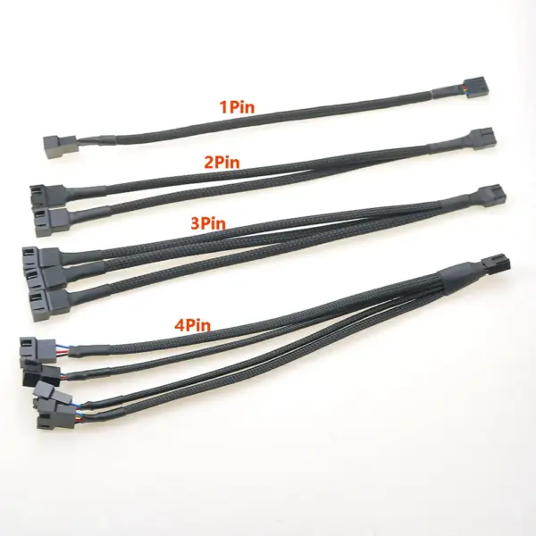 4 Pin PWM Fan Splitter Cable 27cm - Image 2