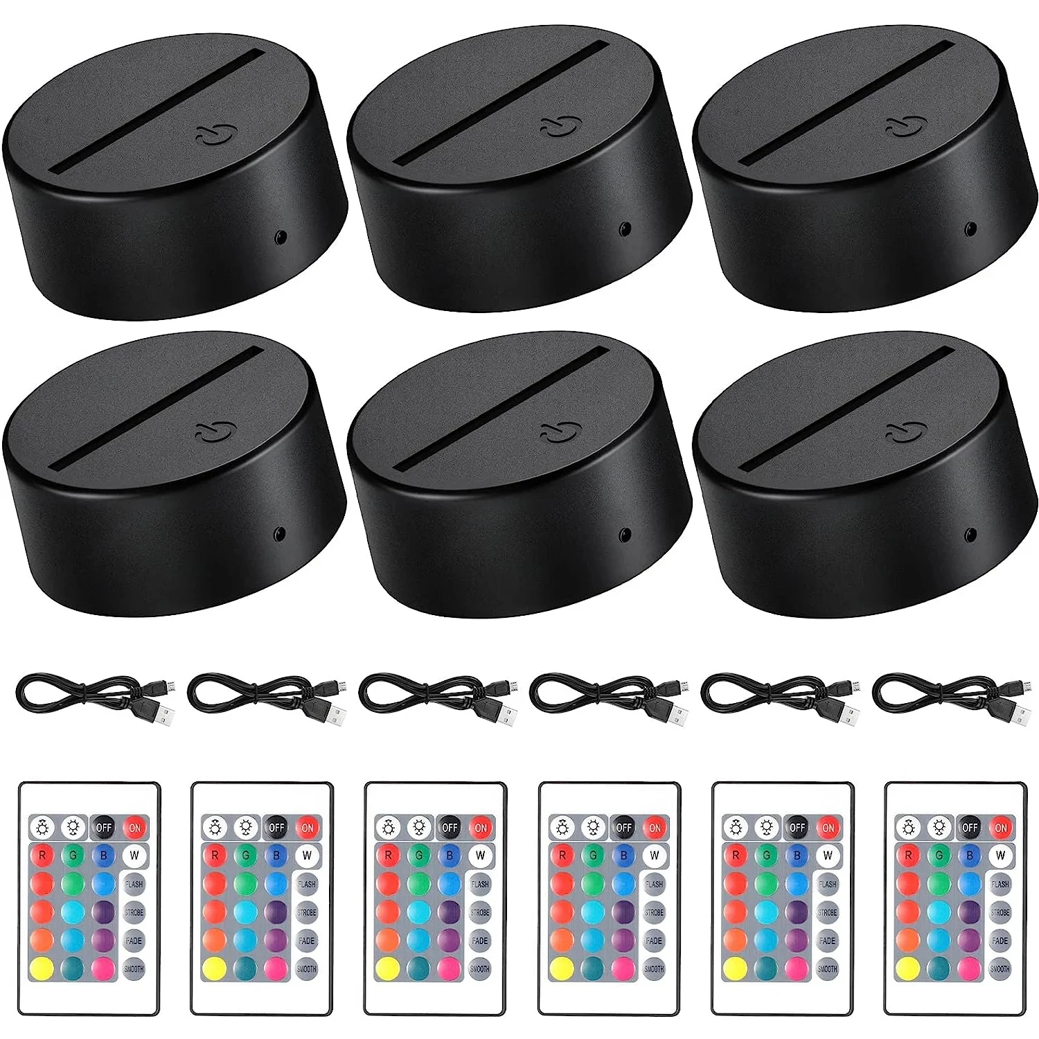 Multi-Color LED Lamp Base for Atmosphere Settings 16 Multi-Color LED Lamp Base for Atmosphere Settings - Image 16