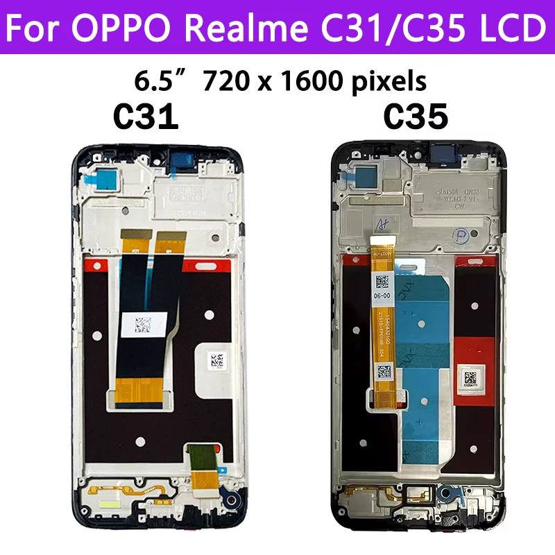 6.6 inches IPS LCD Replacement for Realme C35 RMX3511 3 6.6 inches IPS LCD Replacement for Realme C35 RMX3511 - Image 3