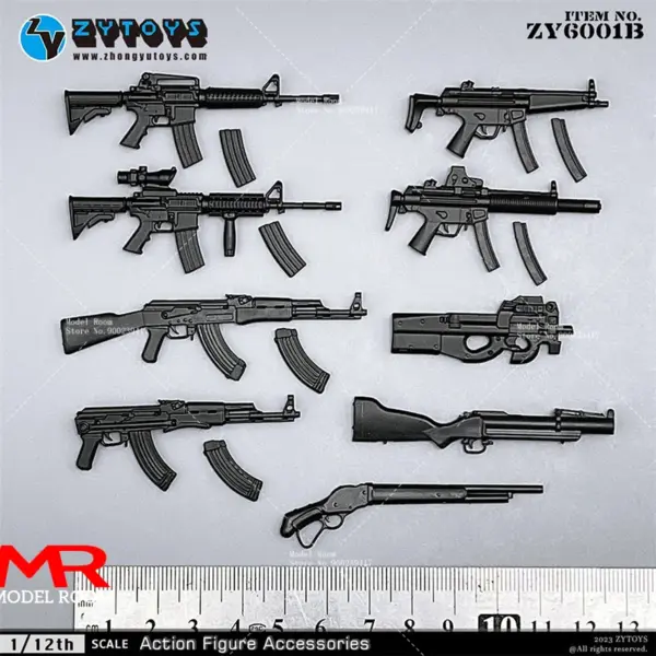 ZYTOYS ZY6001 1/12 Scale Military Model Weapon Set - Image 7