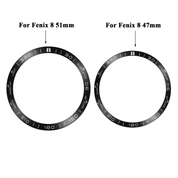 Garmin Fenix 8 & 7X Bezel Ring Cover Case - Image 2