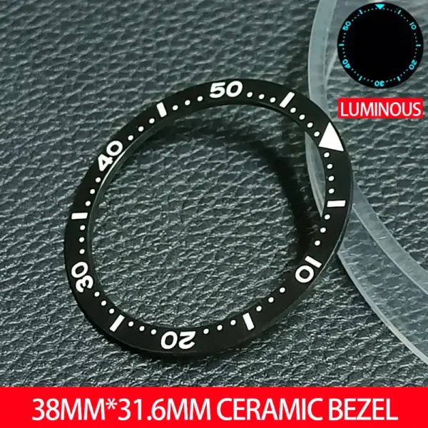38mm Ceramic Bezel Insert for Dwayne Campbell Watch - Image 10