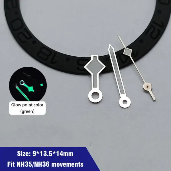 Green Luminous Watch Hands for NH35 NH36 Movement - Image 42
