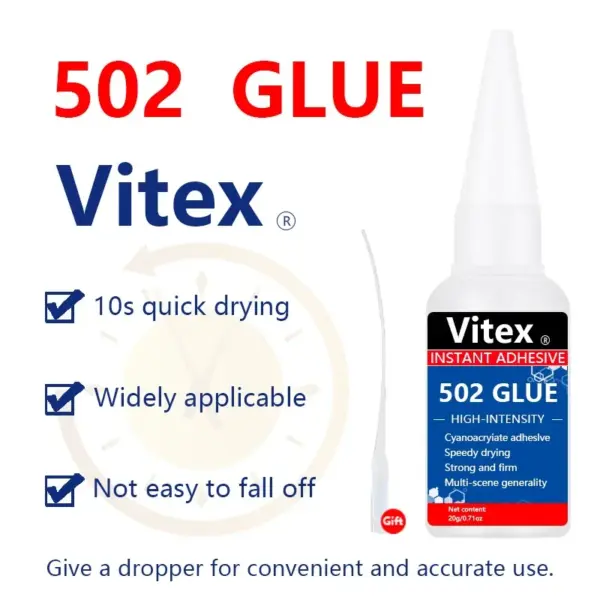 LOOLIFL Vitex 502 Liquid Shoe Repair Glue - Image 2
