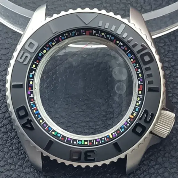 41.5mm Sapphire Crystal Watch Case for NH 35/36 Black Matte Finish - Image 65