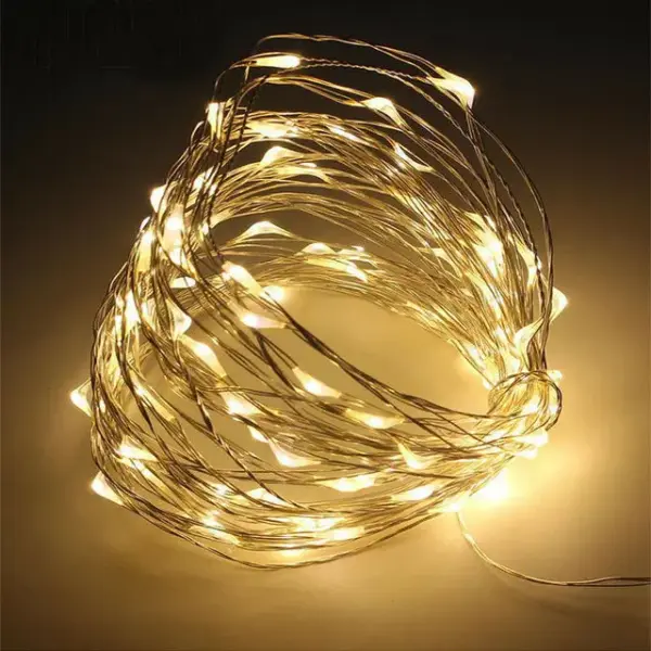 Copper Wire LED String Lights 5M for Festive Decor - Image 12