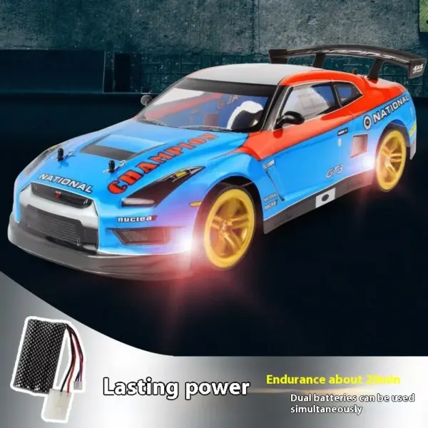 High-Speed 1/10 Drift RC Car with Dual Batteries - Image 3