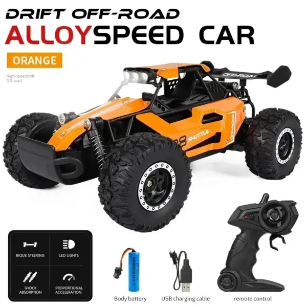 1:16 iOSN Off-road RC Car with LED Lights - Image 12