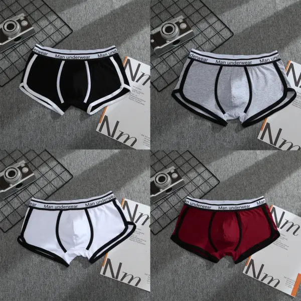 Men's Cotton Boxer Shorts Set, 4-Pack S-XL - Image 16