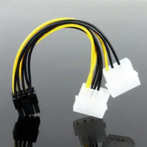 8Pin to Dual 4Pin Video Card Power Cable 10 Sac7b069da5024ba4af4267419de9086bJ 2