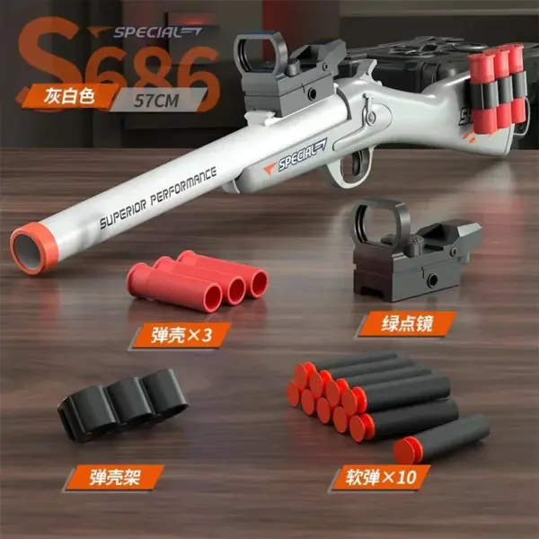 Manual Airsoft Rifle Foam Blaster Toy Gun - Image 11