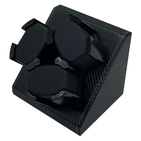 FancyWrist 3-Watch Automatic Winder PU Leather Display - Image 7