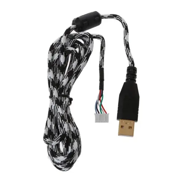 Durable 2m Nylon Braided Mouse Cable for A4Tech - Image 9