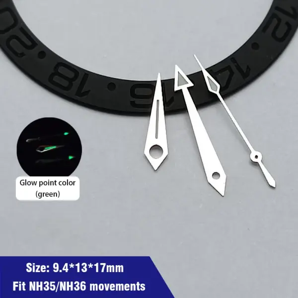 Green Luminous Watch Hands for NH35 NH36 Movement - Image 38