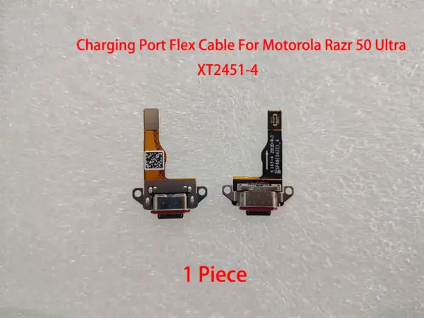 Charging Port Flex Cable for Motorola Razr 50 Ultra - Image 3