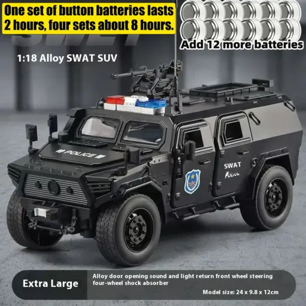 1/18 Maisto Dongfeng M-Terra Armored SUV Model - Image 8