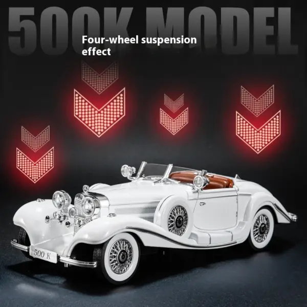 1936 Mercedes Benz 500K Diecast Model Car Collection - Image 4