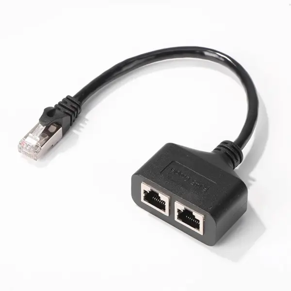 RJ45 1In 4Out CAT7 Network Splitter Adapter - Image 7