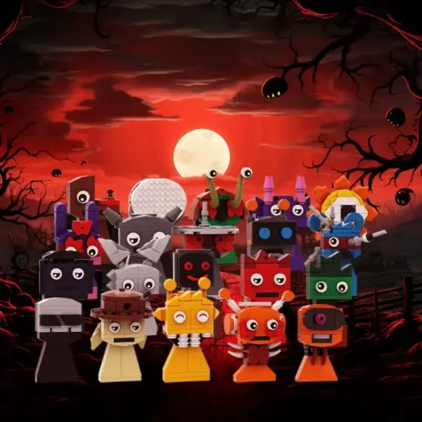 Gobricks Horror Incredibox Sprunki Building Blocks - Image 6