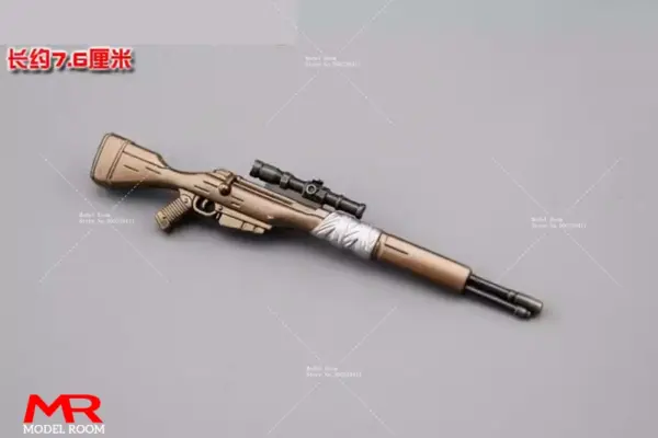 1/12 Scale Mini Sniper Rifle Model AKM M4A1 98K Accessories - Image 30