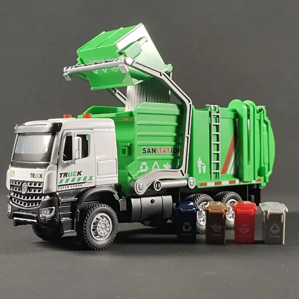 1:35 Maisto Urban Sanitation Truck Model - Image 5
