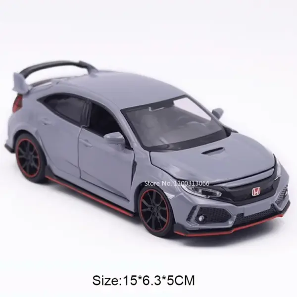 1:32 Honda Civic Type-R C63S Alloy Toy Car - Image 12