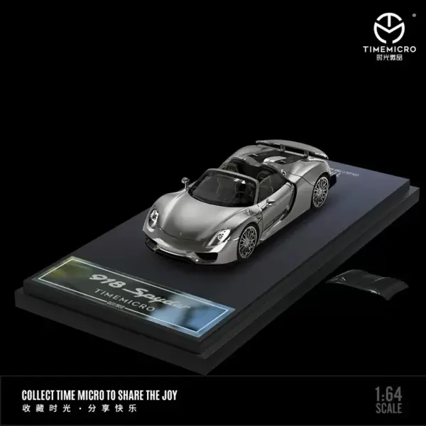 Time Micro 1:64 918 Spyder Diecast Model Car - Image 9