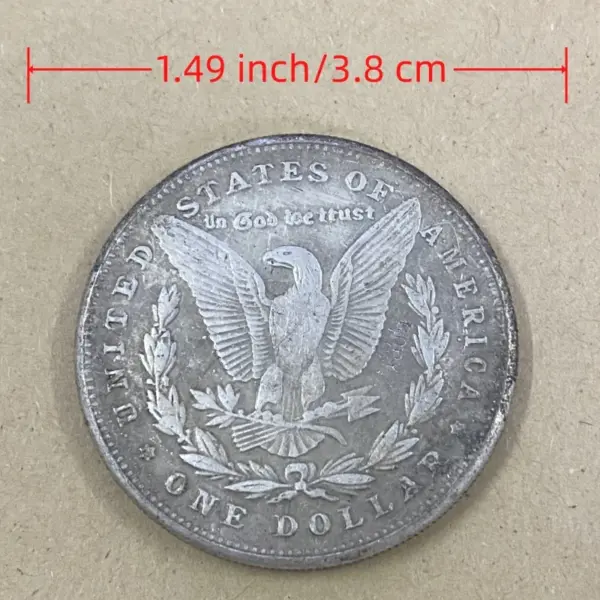 Replica US Double Eagle Morgan Dollar Coin - Image 3