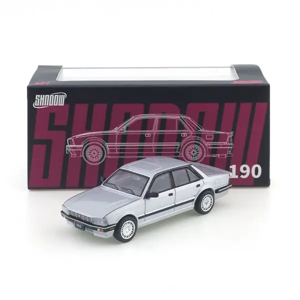 Die Cast Peugeot 505 Sedan 1/64 Model Car - Image 9