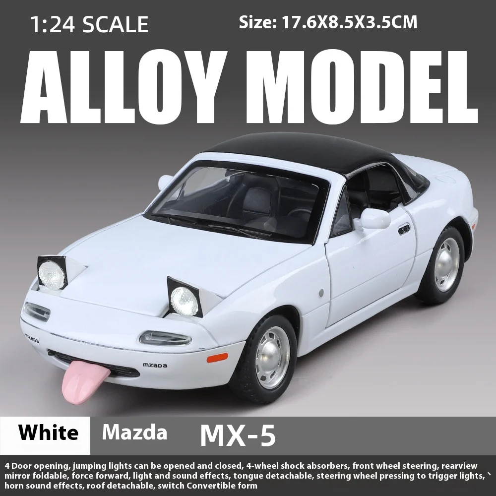 1:24 Mazda MX5 Miniature Diecast Model Car 11 1:24 Mazda MX5 Miniature Diecast Model Car - Image 11