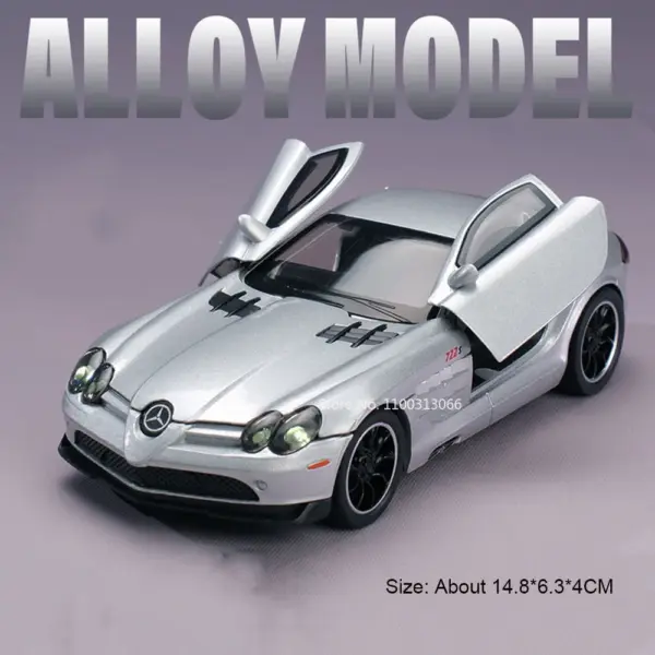 1:32 SLR 772S SLS Alloy Diecast Car Model - Image 9