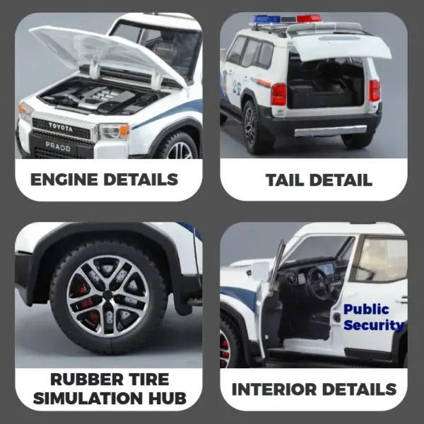 1:24 Toyota Land Cruiser LC250 Prado SUV Model - Image 6