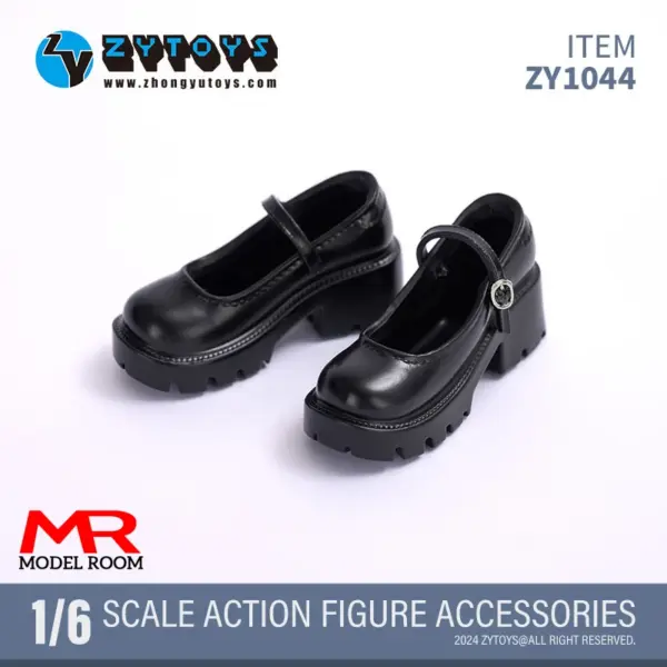 ZYTOYS 1/6 Scale Leather Shoes for Female Action Figures - Image 2
