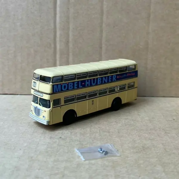 1:87 HO D2U Double-Decker Bus Model Toy - Image 2