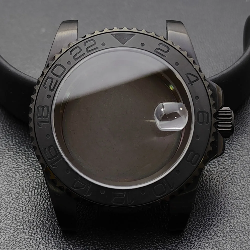 GMT 40.5mm Bidirectional Sapphire Watch Case for NH34/NH35 12 GMT 40.5mm Bidirectional Sapphire Watch Case for NH34/NH35 - Image 12