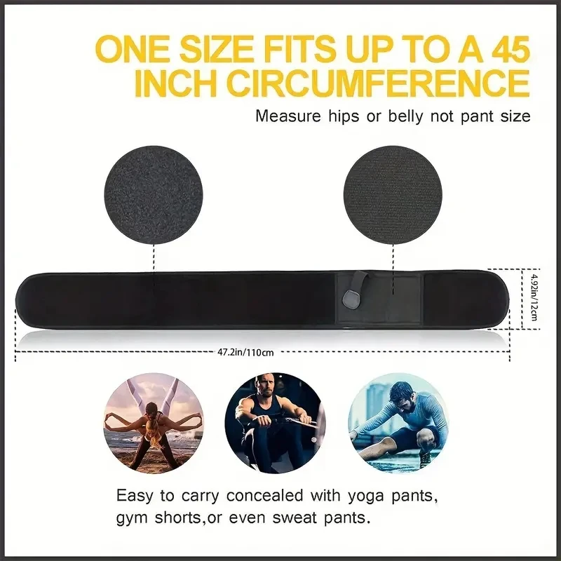 Tactical Waist Belt with Hidden Phone Pocket 3 Tactical Waist Belt with Hidden Phone Pocket - Image 3