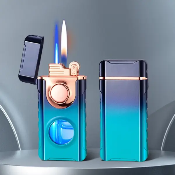 Unusual Metal Windproof Cigarette Lighter Jet Torch - Image 24