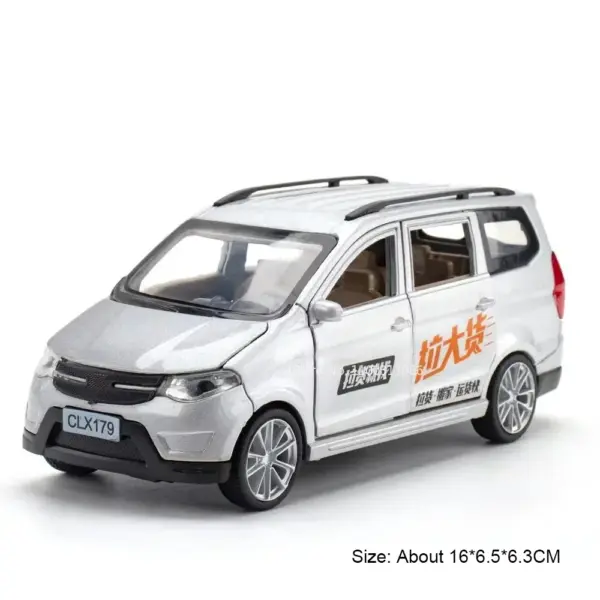 1:32 WULING Van Truck Model Alloy Toy for Collectors - Image 8