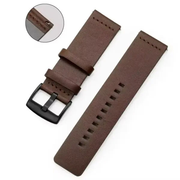 Leather Watch Band for Samsung Galaxy Watch 3 45mm - Image 3