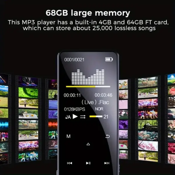 C6 Touch MP3 Player with Bluetooth 5.0 - Image 5