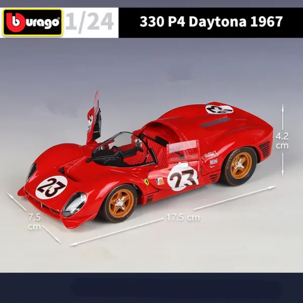 1:24 Ferrari 330 P4 Daytona Alloy Model - Image 5