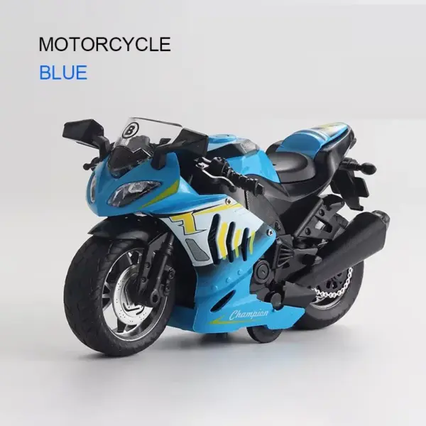 1/12 Scale Diecast Kawasaki Motorcycle Model - Image 8