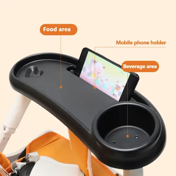 3-in-1 Universal Stroller Tray with Cup Holder - Image 3