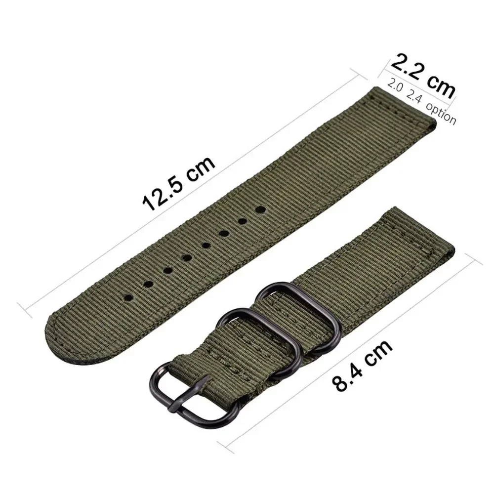 Nylon Watch Strap for Samsung Galaxy Watch 3/4/5 Pro and More 5 Nylon Watch Strap for Samsung Galaxy Watch 3/4/5 Pro and More - Image 5