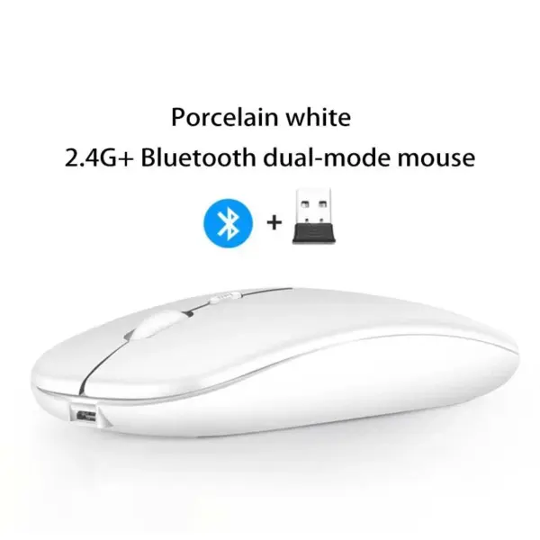 DIXSG Bluetooth Rechargeable Dual Mode Mouse for Laptop and iPad - Image 8