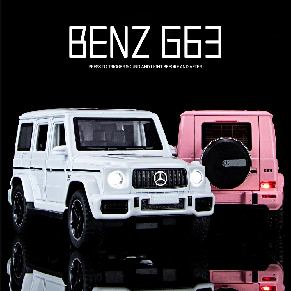 1:32 Benz G63 Alloy Model Car Toy 6 1:32 Benz G63 Alloy Model Car Toy - Image 6