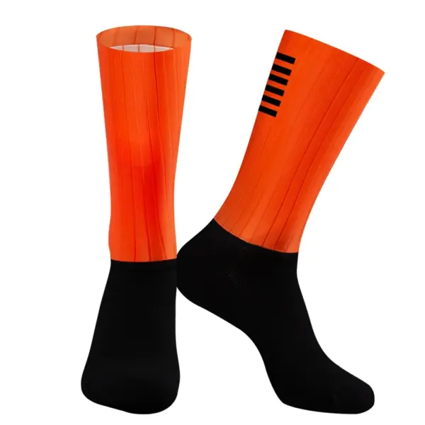 Silicone Cycling Aero Socks for Men - Image 8